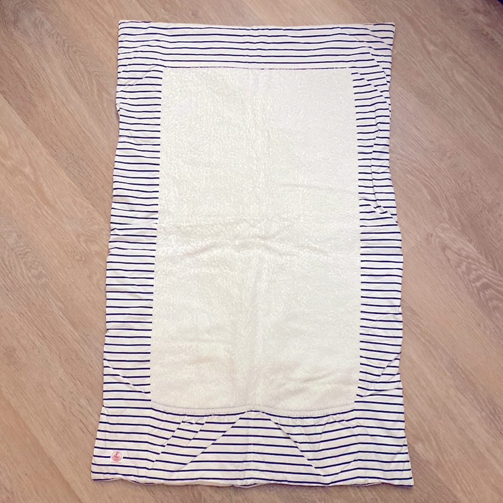 Petit Bateau cotton terry changing/sleeping pad